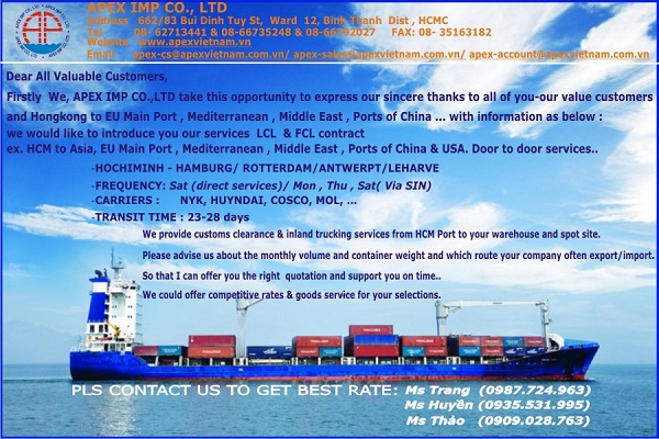 Logistics - Công Ty TNHH Xuất Nhập Khẩu An Phát
